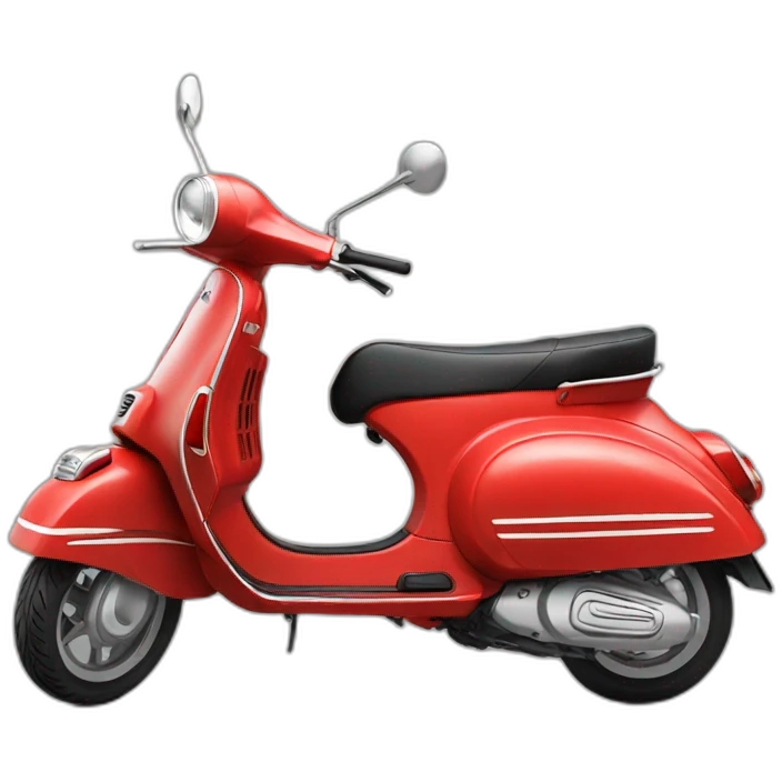 Vespa red  emoji