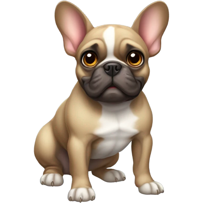 French bulldog  emoji