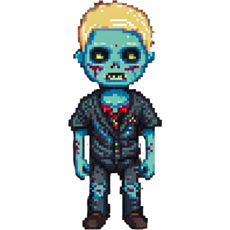 blonde zombie boy emoji