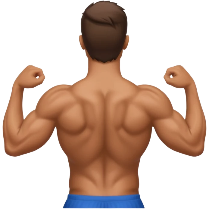 back muscle iphone yellow style emoji