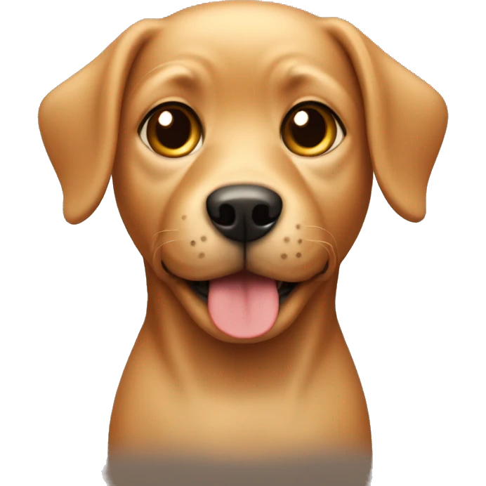 small tan dog emoji
