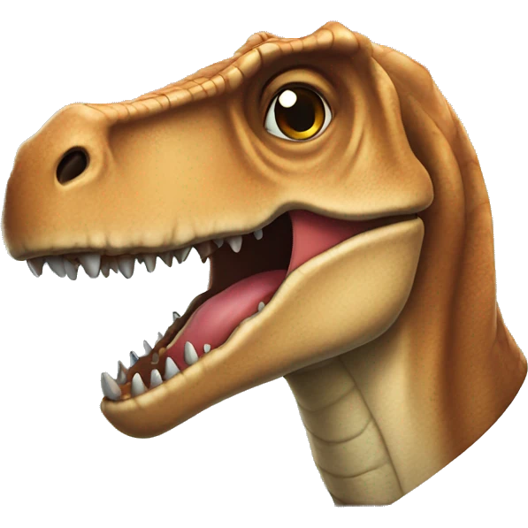 T-rex in love emoji