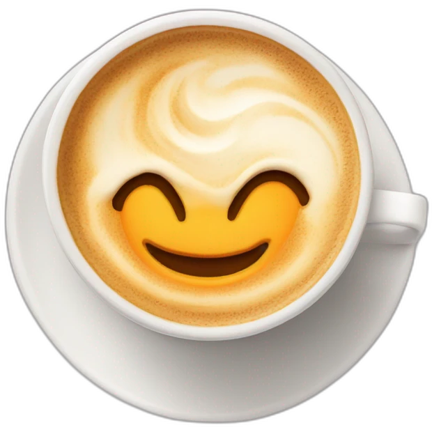 pampkin latte in tazza emoji