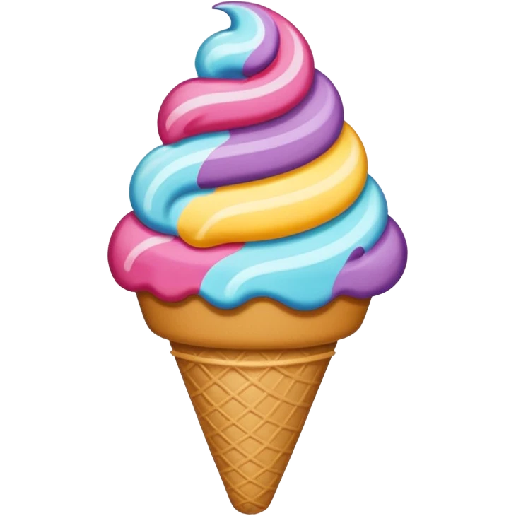 colorfull ice cream emoji emoji