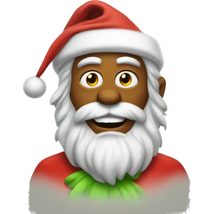 Santa grinch emoji