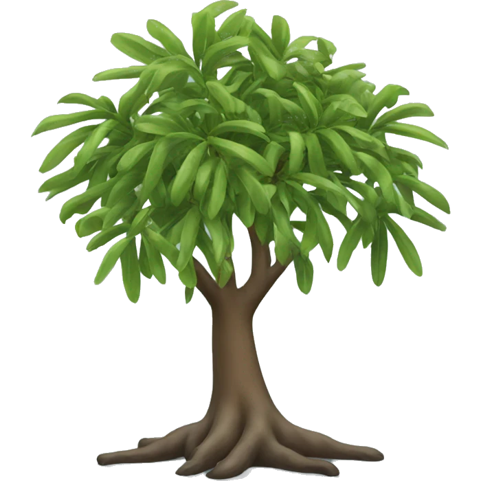 a mangrove tree that is waving enthusiastic emoji