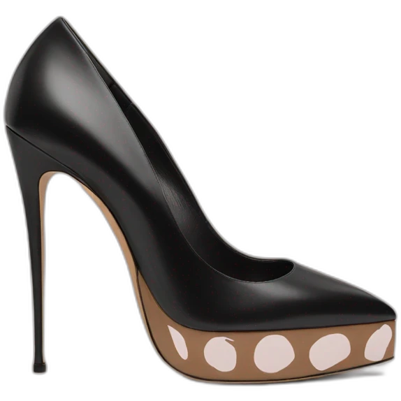 VALENTINO Tan-go PLATFORM PUMP black emoji