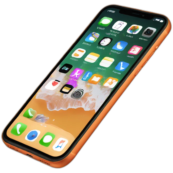 Iphone 15 pro orange emoji