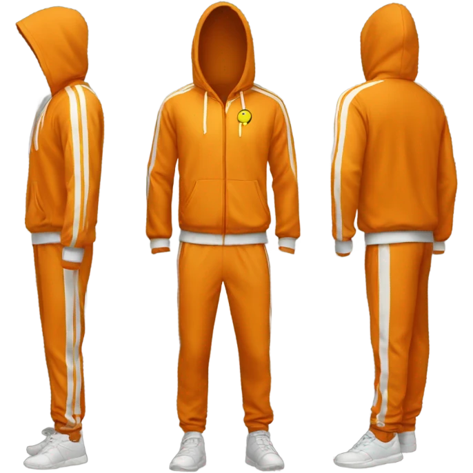 orange tracksuit emoji