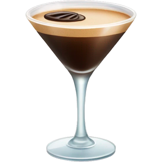 Fancy Icy Espresso Martini emoji