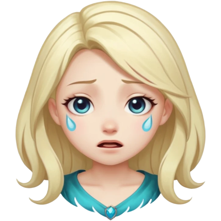 СЕрафина из лиги легенд плачет стикер emoji