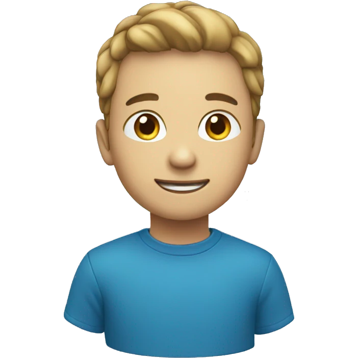 blue color in a circle emoji