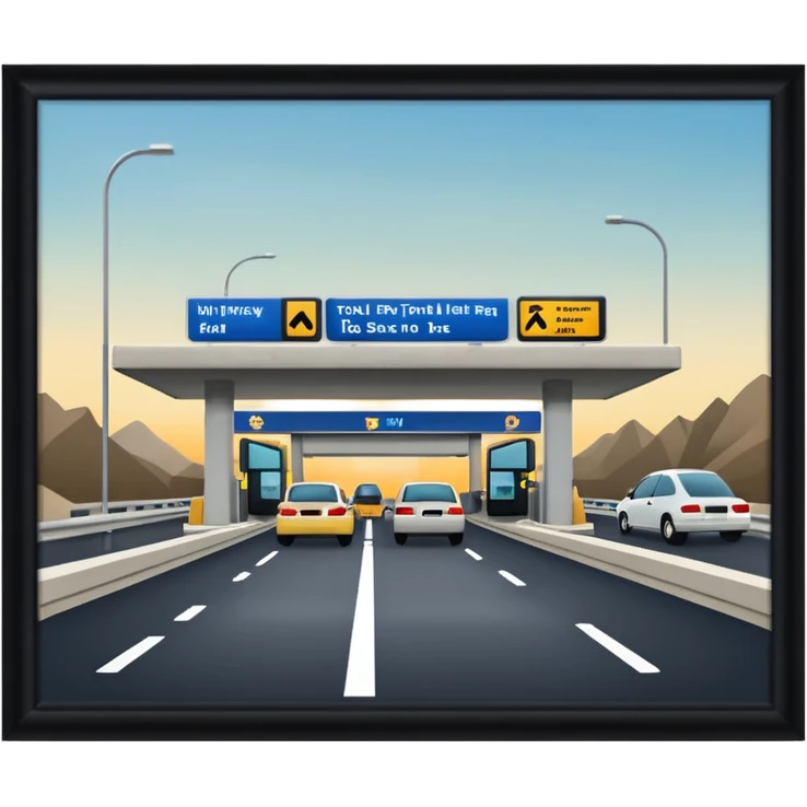 highway tol plaza station emoji