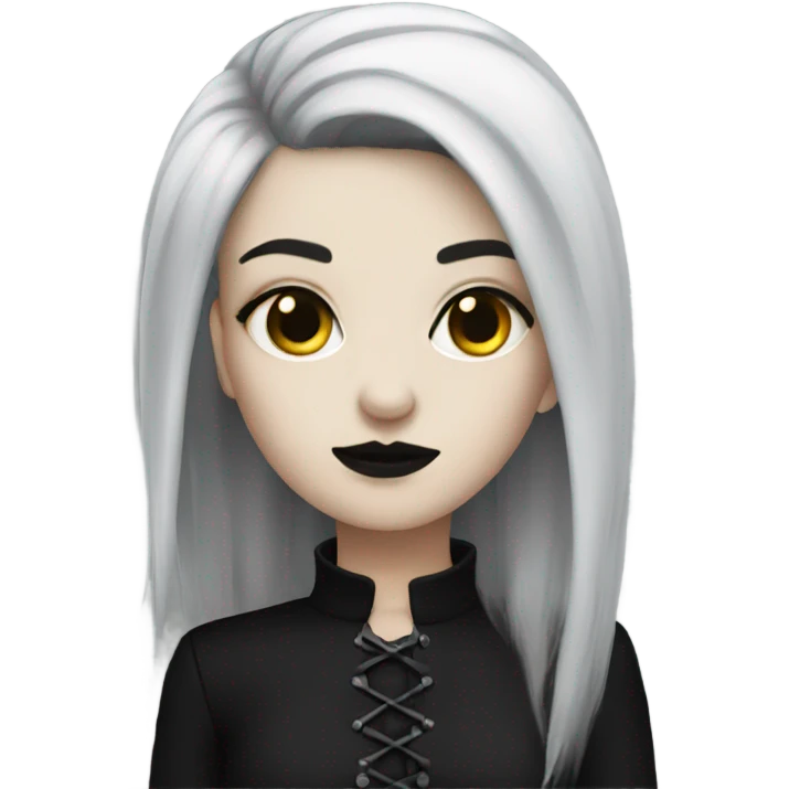goth girl emoji