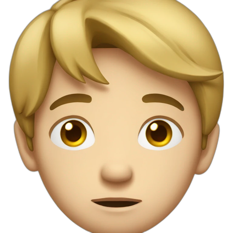 Garçon triste emoji