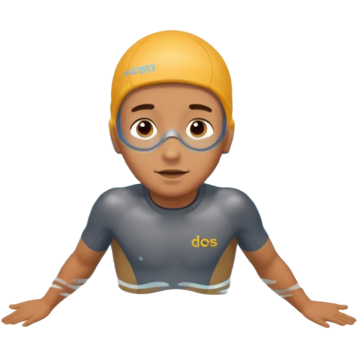 Underwater boy swim emoji