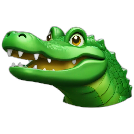 alligator animatronic coin emoji