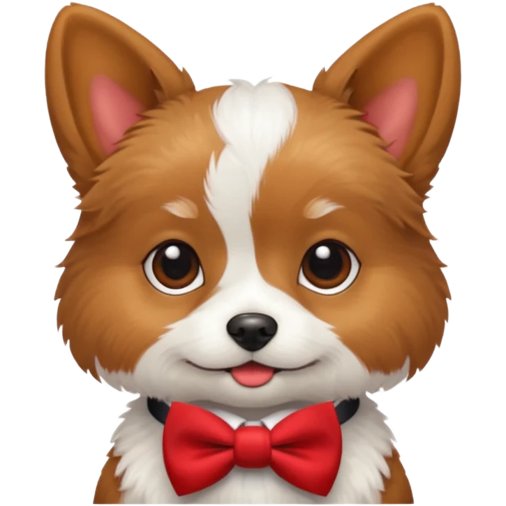 cutest dog ever with accessories emoji