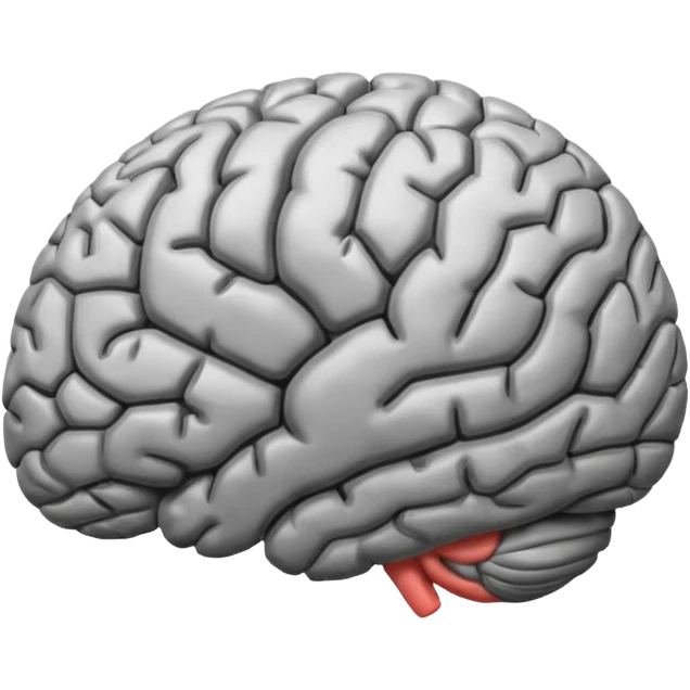 generate realistic brain emoji