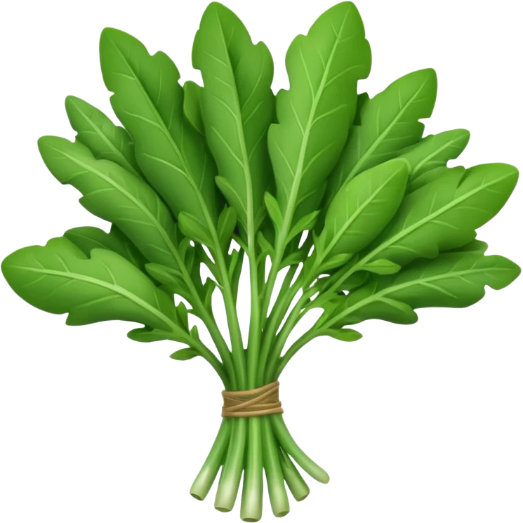 mazzo di rucola emoji