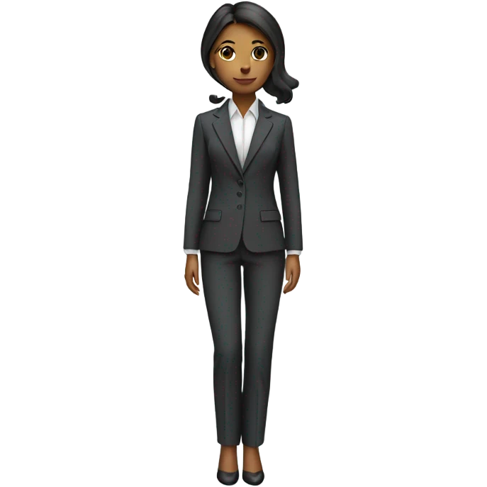 Girl with a work suit  emoji