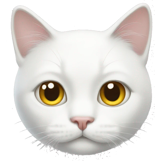 The White Cat emoji