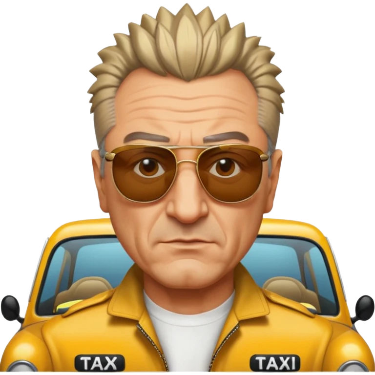 deniro dans taxi driver avec la crete emoji