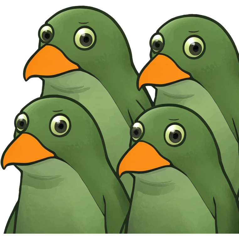 5 penguins emoji