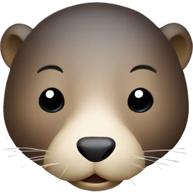 Nutria acompañado de un pinguino emoji