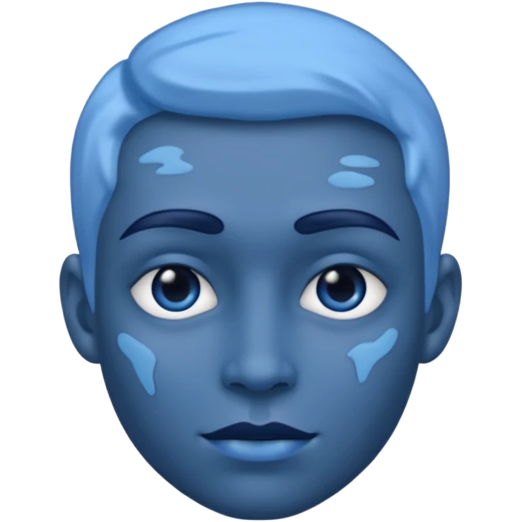 He was blue in color emoji