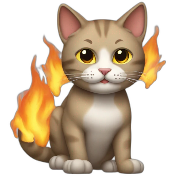Gato que fuma emoji