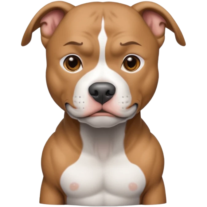 silver pitbull grey eyes emoji