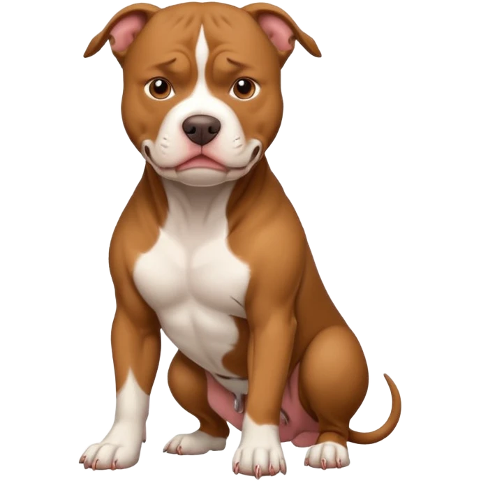 Aggressive pitbull emoji