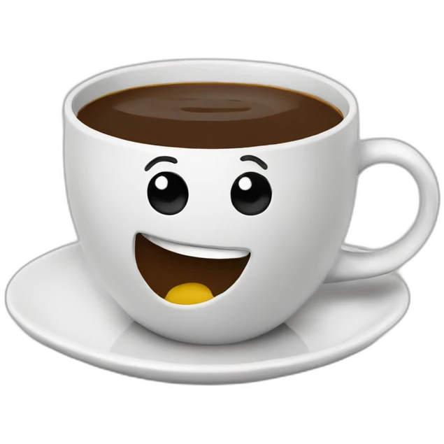 swimming in coffee cup emoji