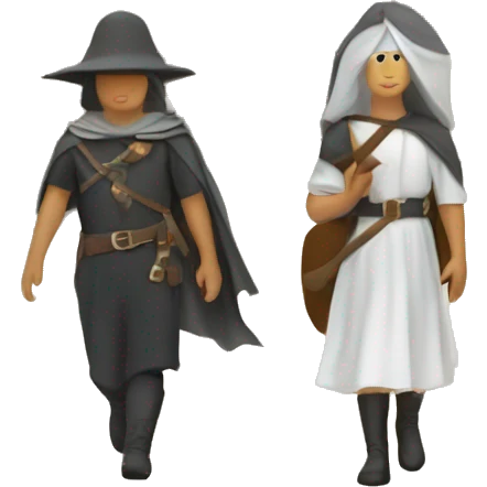 Peregrina camino emoji
