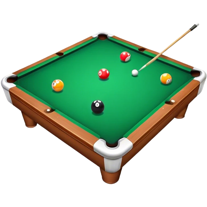 Pool game emoji