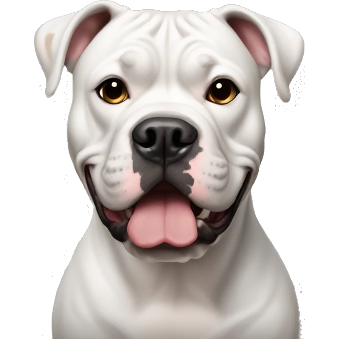 Black American Bulldog emoji