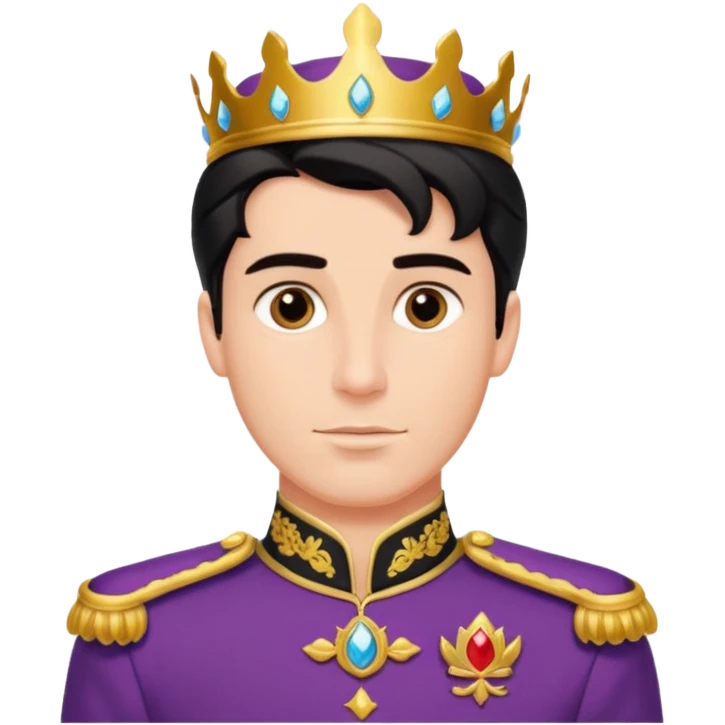 old adult prince eric with prince uniform emoji