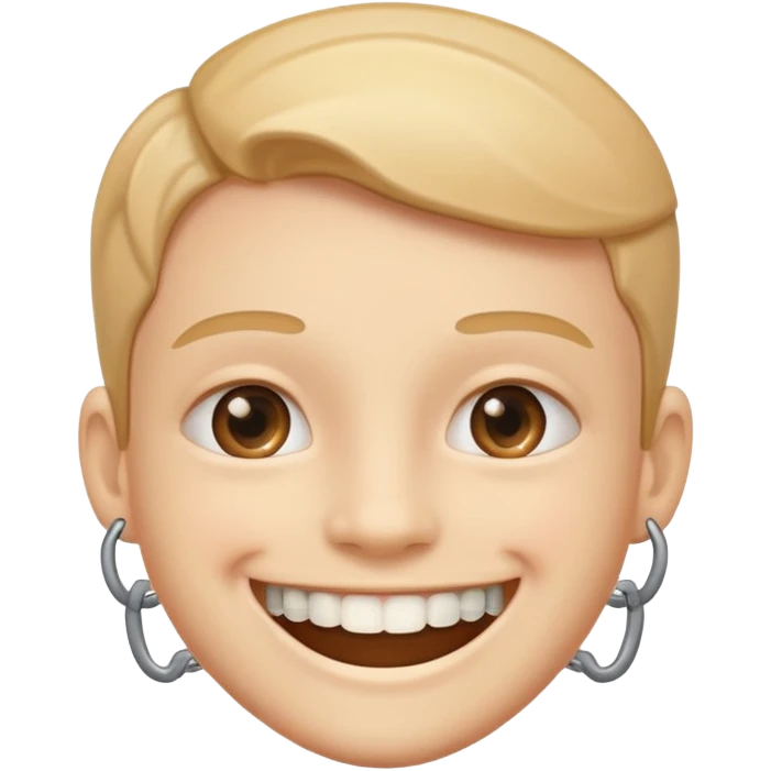 Smile with braces emoji