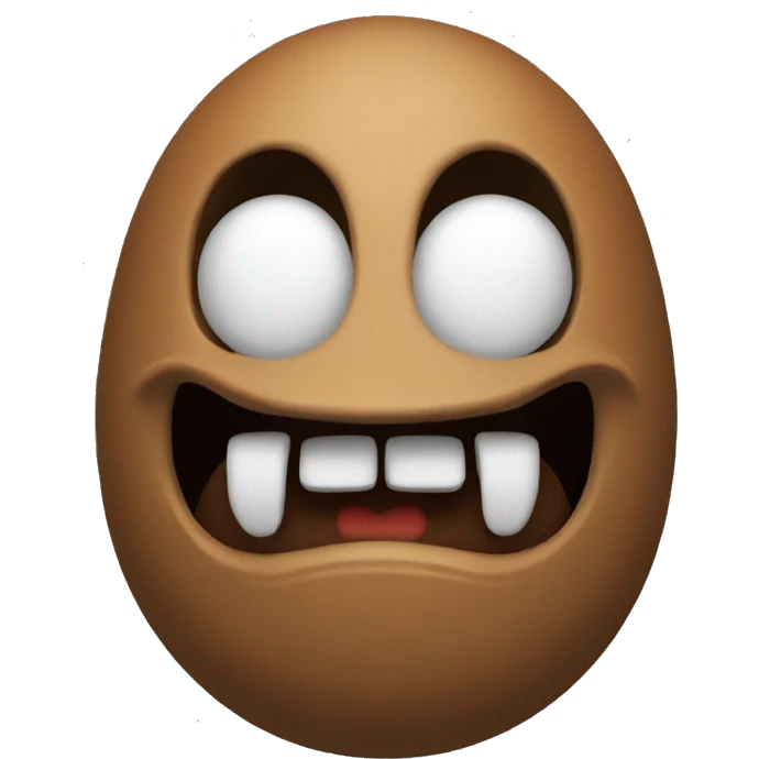 Dead Goomba from super mario emoji