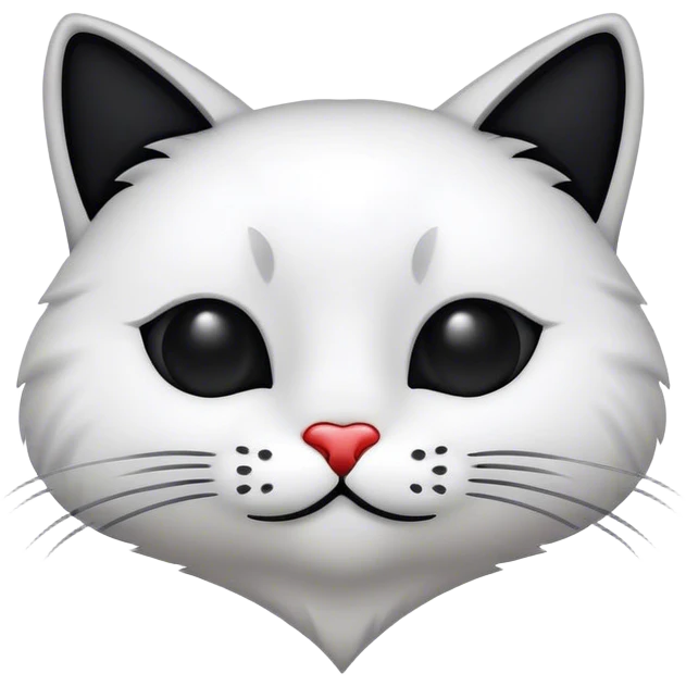 A Heart in the shape of a cat emoji