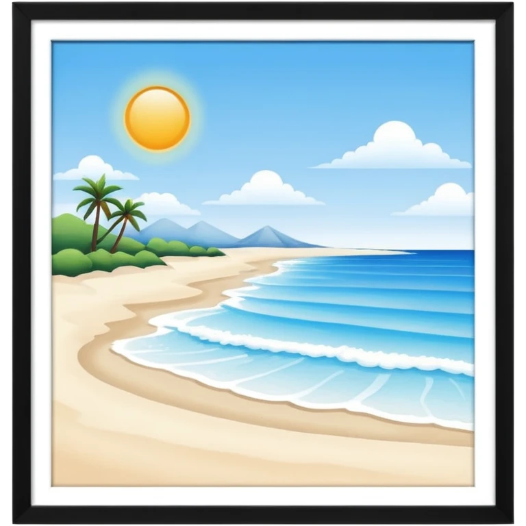 Beach emoji