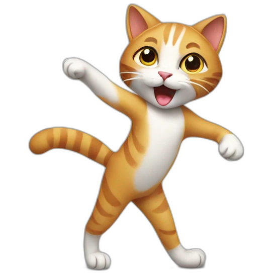 dancing cat emoji