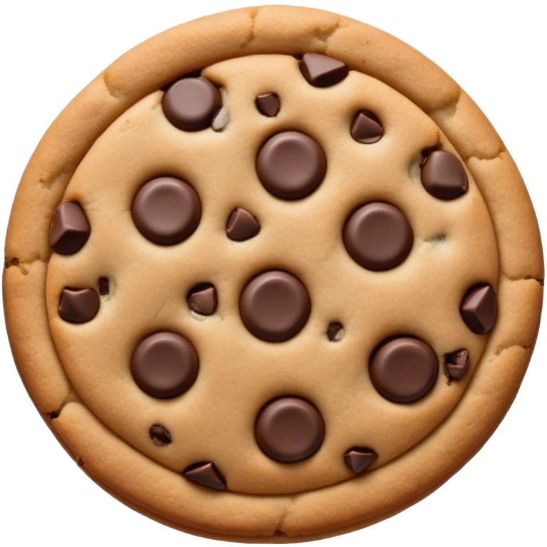 choclate chip cookie  emoji
