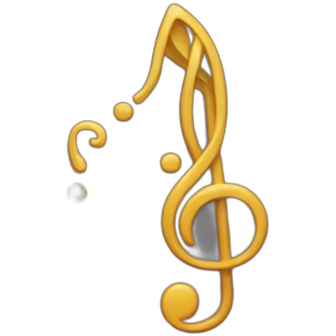 autism symbol that looks like a treble clef emoji