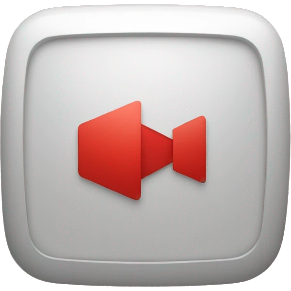 youtube red play button emoji