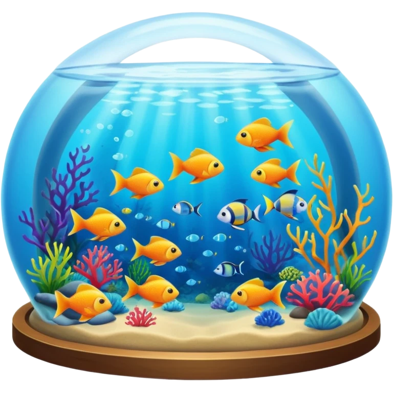 an aquarium tunnel emoji