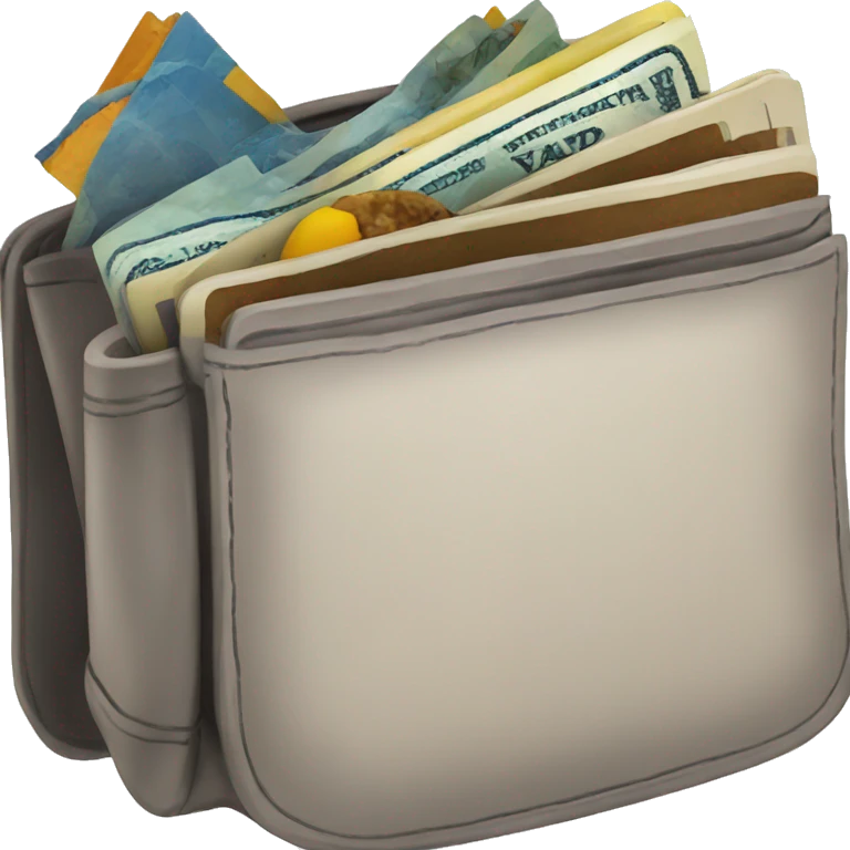 hungry wallet  emoji