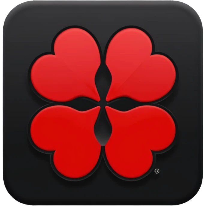 black clover, emoji profil, logo emoji