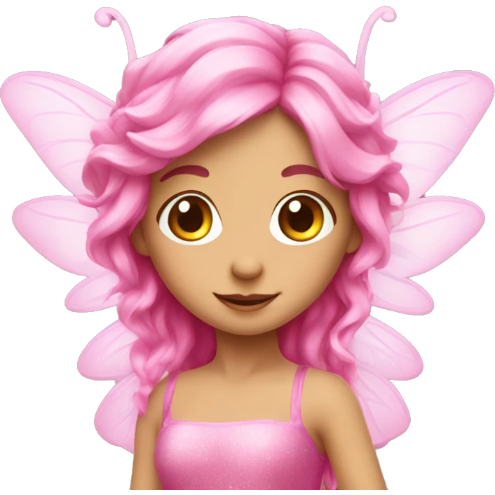 pink fairy emoji